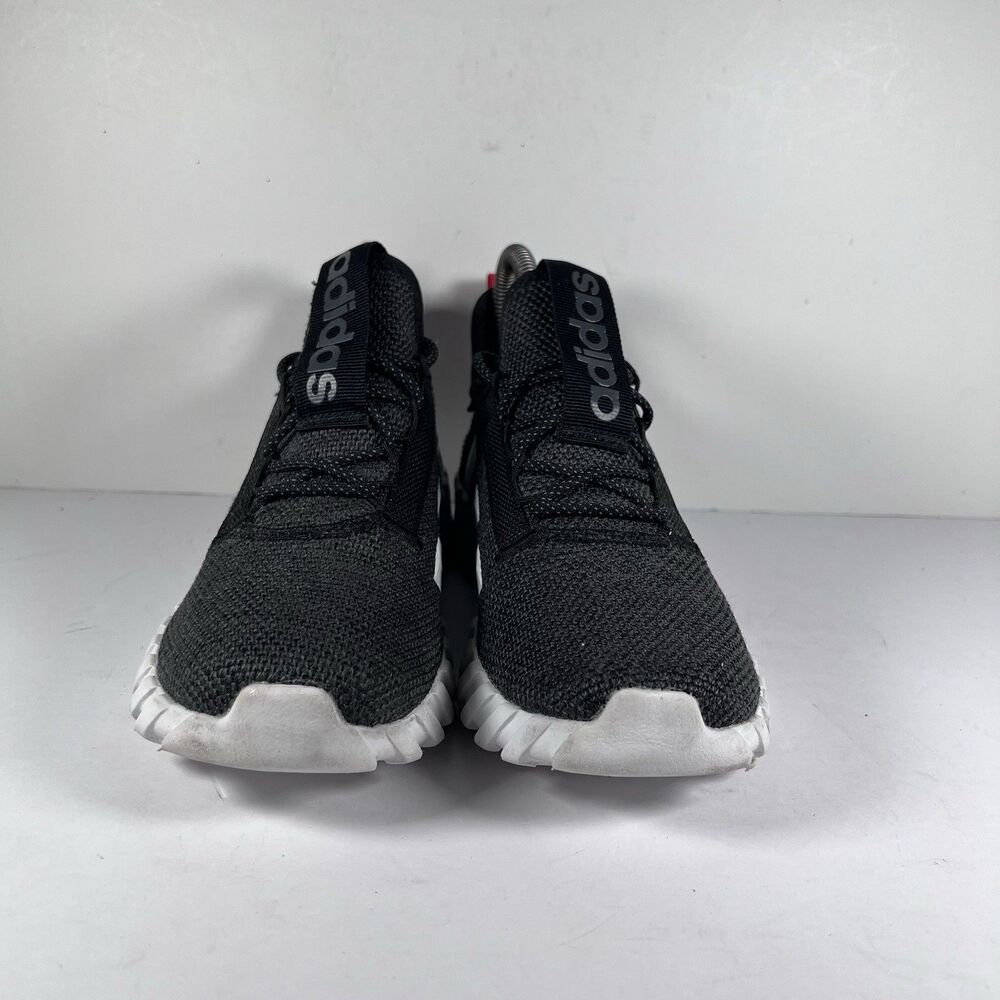 Adidas Kaptir 3.0 Lace Up Back/Red Athletic Shoes Sneakers Youth Size 4 - Picture 2 of 8